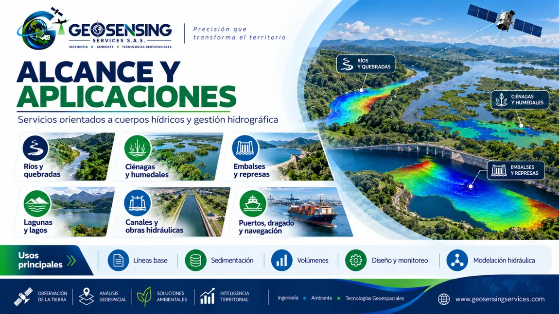 Brochure alcance y aplicaciones de batimetría
